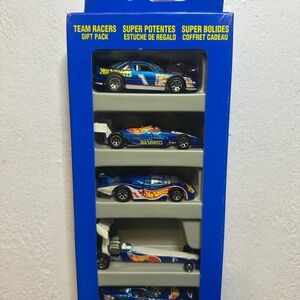 Hot Wheels 1995 - Team Racers 5-Car Gift Pack New Unopened Sealed Vintage